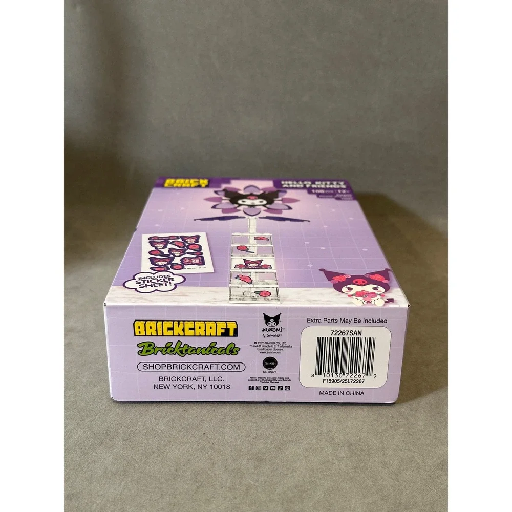 Brick Craft Hello Kitty Kuromi Flower and‎ Vase Building Set 108 Pcs 72267 NEW